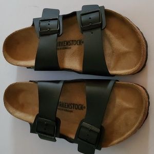 Birkenstock Black and Tan Sandals